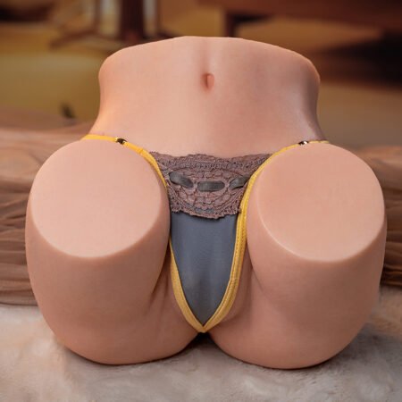 3.7 kg All-Silicone Butt Mold with Constant-Temperature Suction Clamp for a Cloud-Like Experience，In US Stock