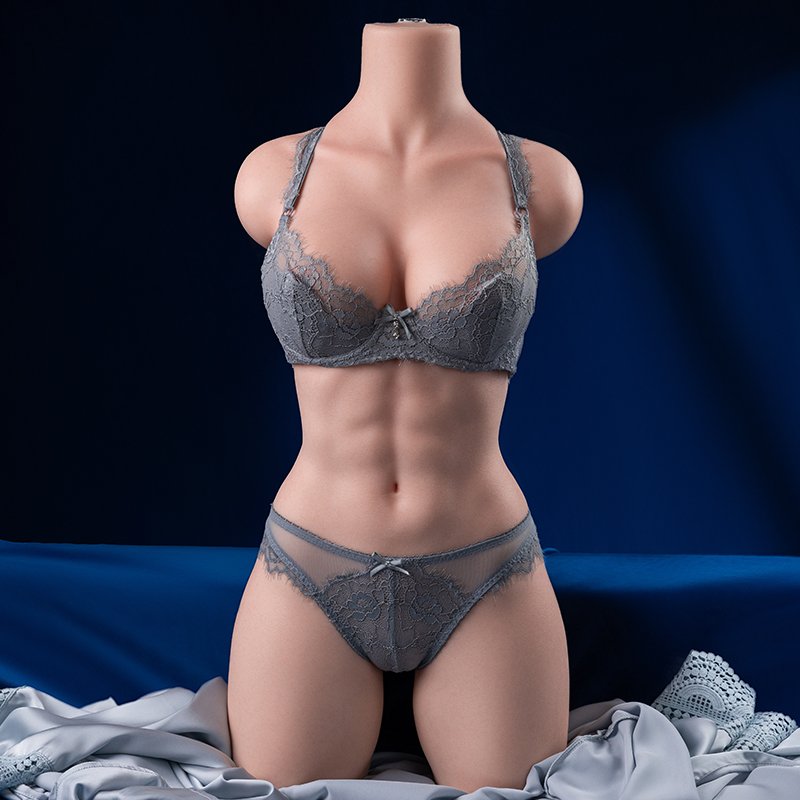 12.5 kg All-Silicone Straight-Leg Half-Body Fitness Doll with Alloy Skeleton and Realistic Texture,In US Stock - Image 3