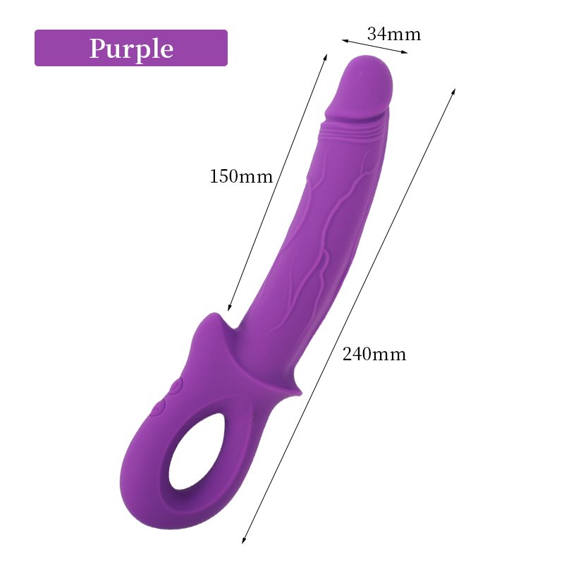 24cm Meiran AV Vibrator, Roland Red, ABS Plastic + Silicone, Magnetic Charging,In US Stock - Image 4