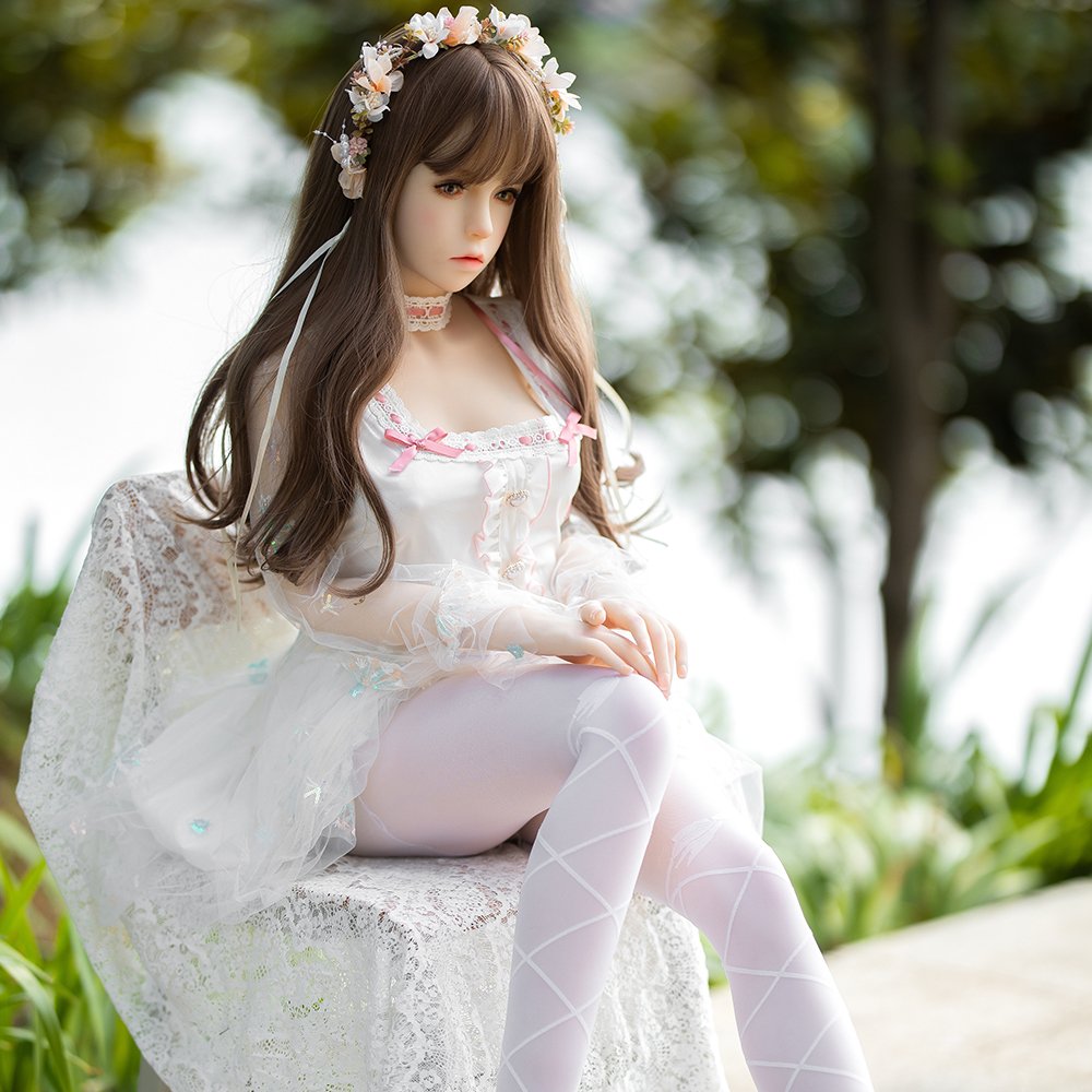 148cm (4ft 10)  White Skin Brown Eyes TPE Sex Doll，In US Stock
