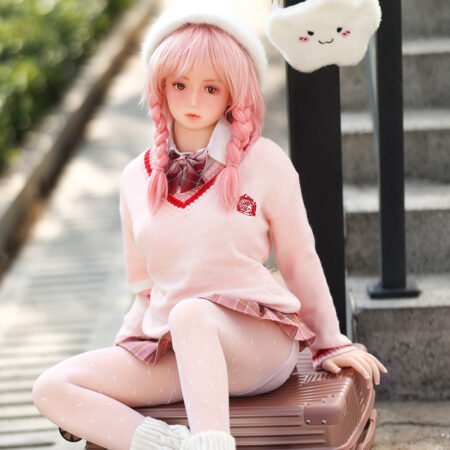 148cm (4ft 10)  White Skin Brown Eyes TPE Sex Doll，In US Stock