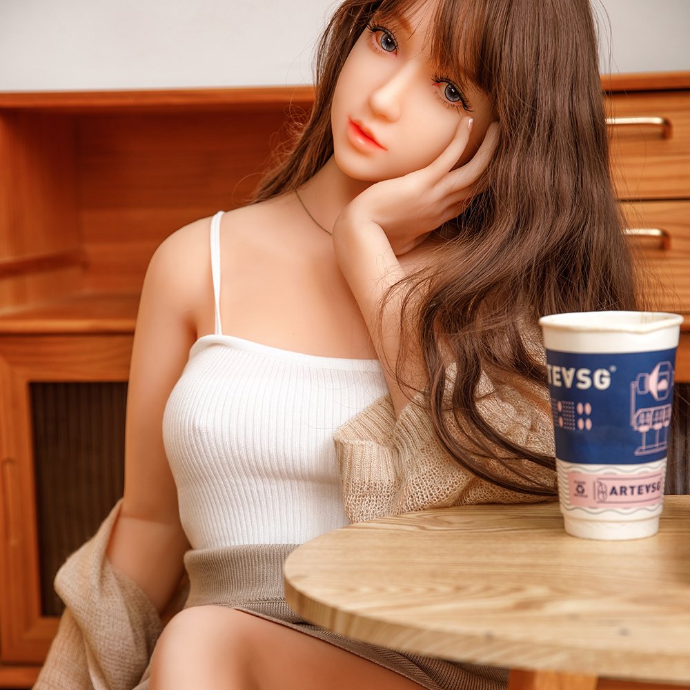 158cm (5ft 2) White Skin Small Breast TPE Sex Doll，In US Stock