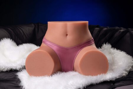 10 kg All-Silicone Big-Butt Tan-Colored Doll with Realistic Texture，In US Stock