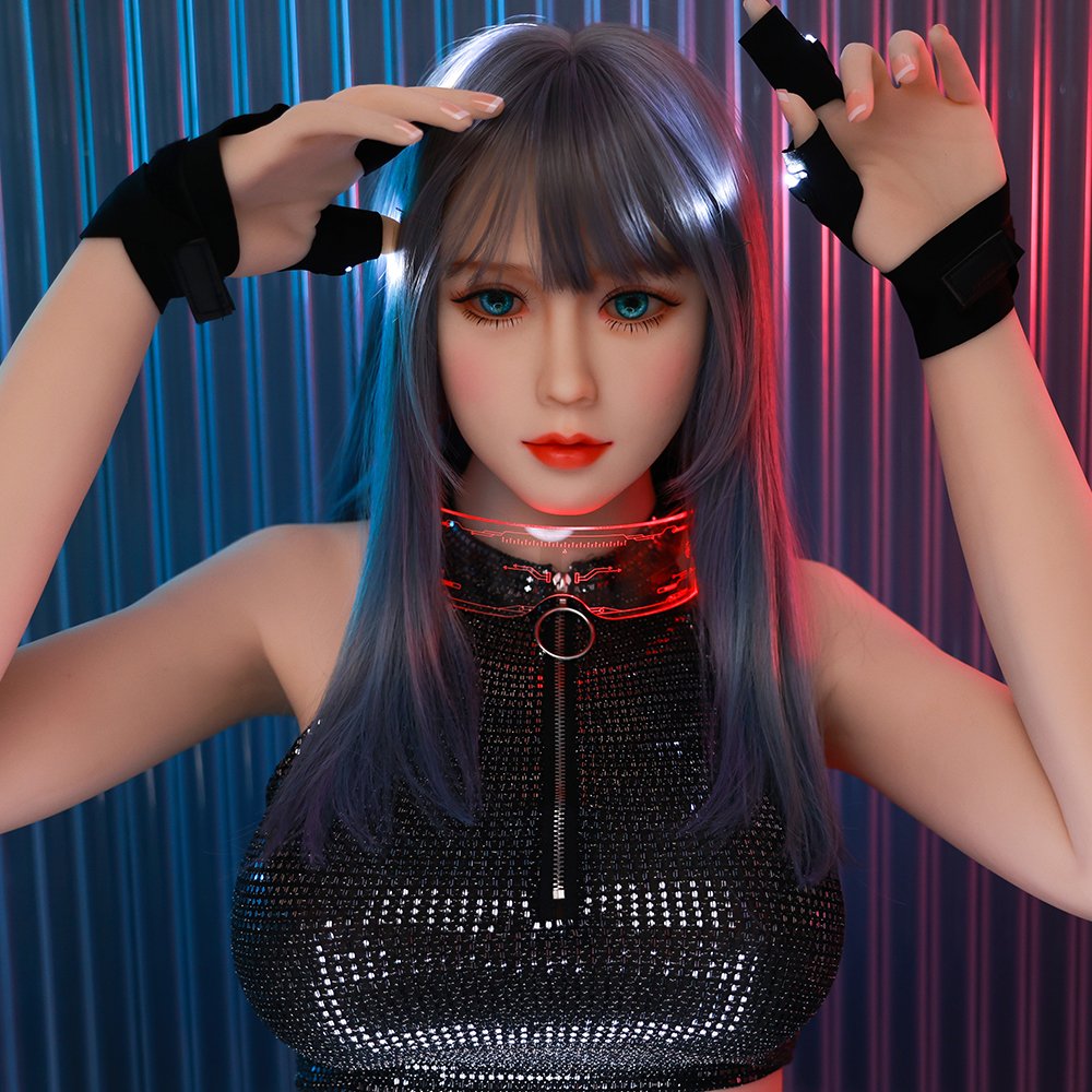 158cm (5ft 2)  White Skin Big Breast Blue Eyes TPE Sex Doll，In US Stock