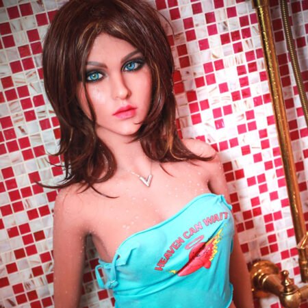 155cm (5ft 1) Small Breasts Blue Eyes TPE Sex Doll，In US Stock