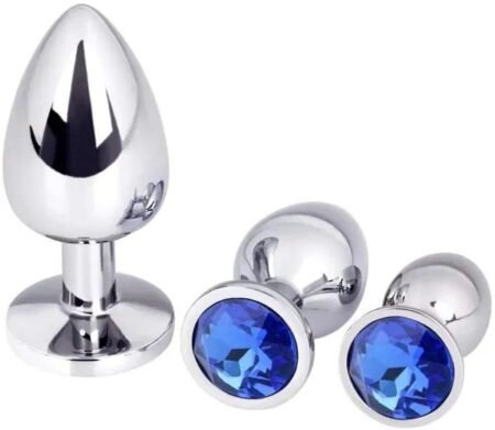 Butt Plugs 3PCS Anal Toys; Expanding Plug Toys Stainless Steel Anales Trainer Sets Butt Adult Toy Plug Tool Anal Plugs Toy 3Pcs Jewelry Design Anal Butt Plugs; Expanding Plug Toys Stainless Steel
