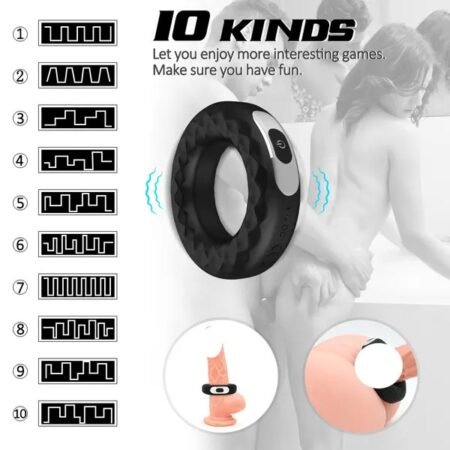 Penis Ring with Teasing Tail Stretchy Ring for Penis Stimulation; Penis Trainer Sex Ring for Men Harder Longer Stronger Sexual Pleasure Enhance; Adult Sex Toy for Men