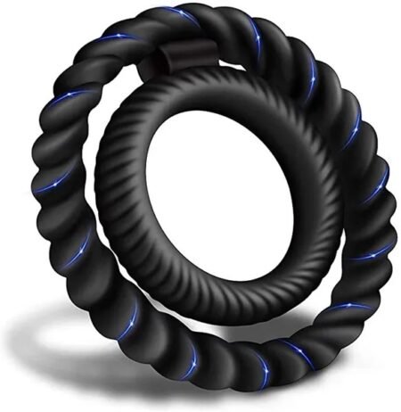 Penis Ring with Teasing Tail Stretchy Ring for Penis Stimulation; Penis Trainer Sex Ring for Men Harder Longer Stronger Sexual Pleasure Enhance; Adult Sex Toy for Men
