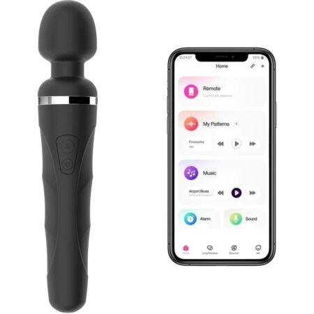 LOVENSE Domi 2 Wand Massager for Women Men, Classic Wand Vibrator, Powerful Stimulator with Dual Rotating Head, Bluetooth App Controlled, Customizable Vibrations Partner Play