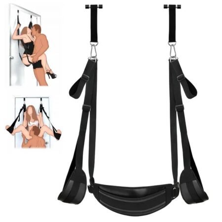 Door Sex Swing, Adjustable Straps and Padded Support Bondage Position Furniture, Fun Bedroom Sex Toys Games for Couples