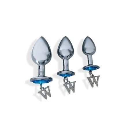 Opis – 3 piece luxury gem butt plug & anal training kit