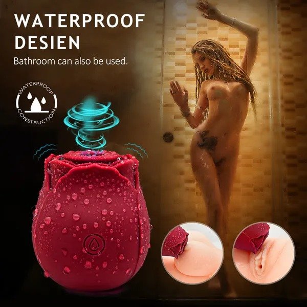 Mini Flower Women USB Charging G Spot Stimulator Quiet Vibrating Waterproof Electric Rose Vibrate Massaging Simulator for Pleasure
