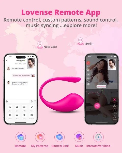 LOVENSE Lush 3 Remote Control Vibrator for Women, Wearable G-spot Vibrators with Remote App Controlled for Female Couples, Discreet Long Distance Adult Sex Toys & Games with Unlimited Vibration Modes - Image 3