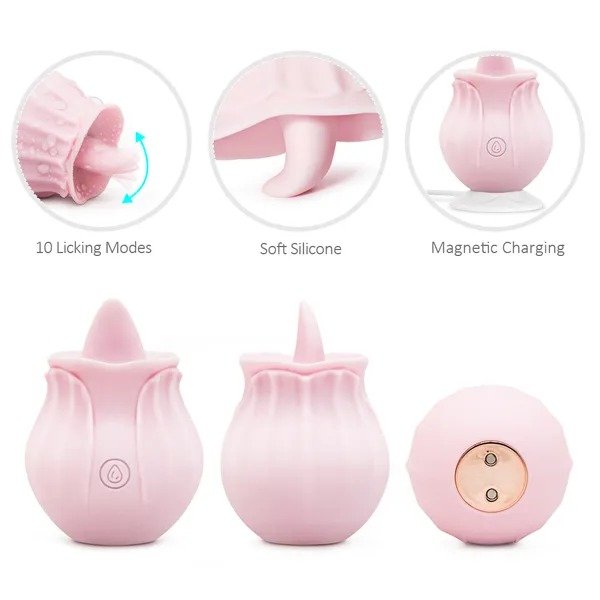 2026 New Frequency Vibration SuckinGModes-Waterproof Hand Wand Massager with Multi Function,Medical Silicone,Rechargeable USB - Image 3
