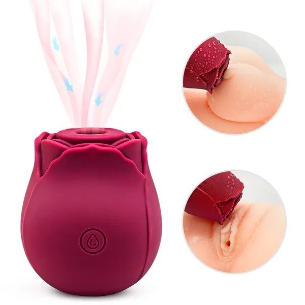 Mini Flower Women USB Charging G Spot Stimulator Quiet Vibrating Waterproof Electric Rose Vibrate Massaging Simulator for Pleasure - Image 5