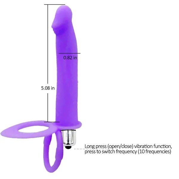 Vibrating Massager Adult Sex Toys for Men; Vibrating Penis Ring for Men Couples Pleasure; Male Enhancing Enhancing Sex Toy Personal Massager Vibrating Penis Ring; Adult Pleasure Ring for Men - Image 4