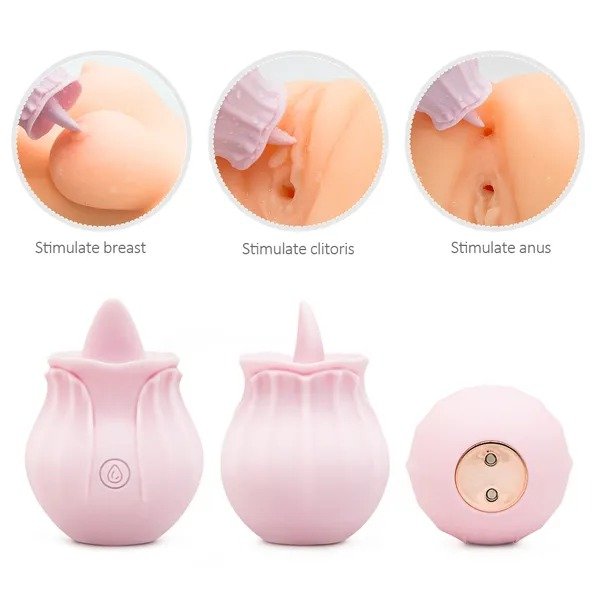 2026 New Frequency Vibration SuckinGModes-Waterproof Hand Wand Massager with Multi Function,Medical Silicone,Rechargeable USB - Image 4