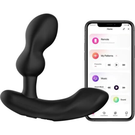 LOVENSE Edge 2 Prostate Massager Vibrator Sex Toys for Men, APP Remote Control Vibrating Butt Plug with Powerful Vibrations Adult Sex Toys & Games for Beginner Advanced Player